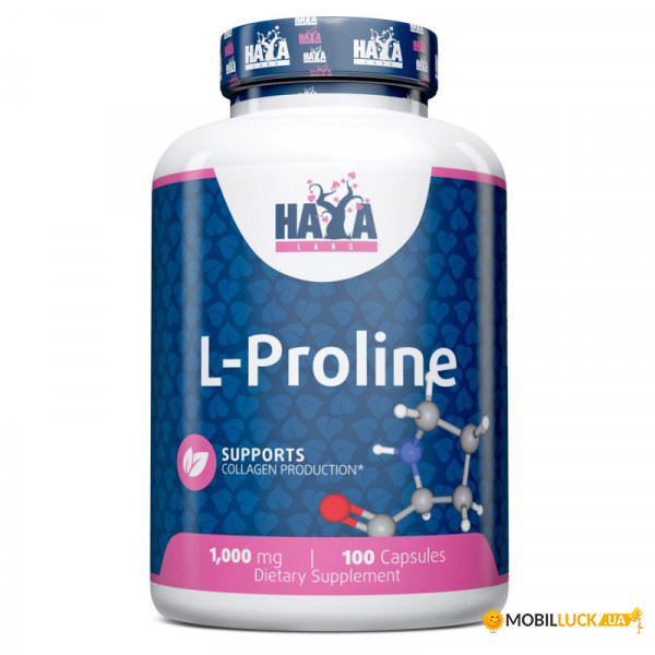  Haya Labs L-Proline 1000 mg 100  