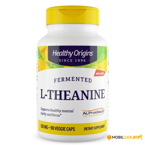  Healthy Origins L-Theanine 100 mg (AlphaWave) 90  