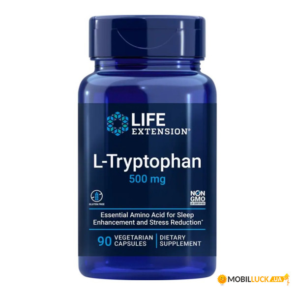  Life Extension L-Tryptophan 500 mg 90  