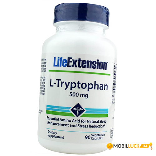  Life Extension L-Tryptophan 500 90 (27346001)