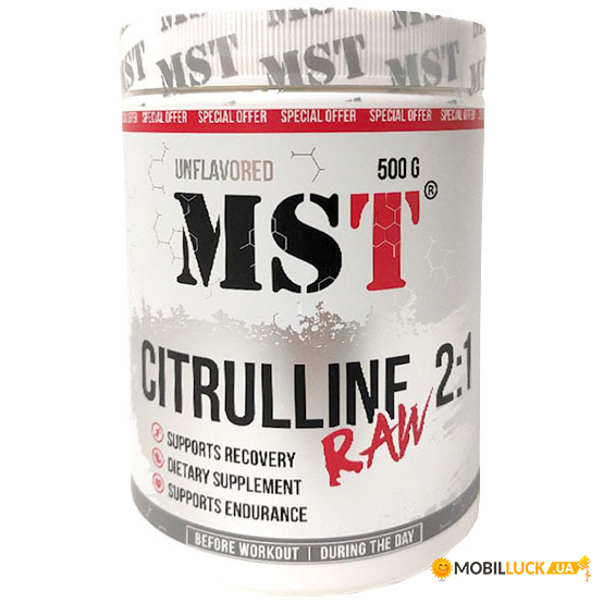  MST Nutrition Citrulline 2:1 Raw 500 