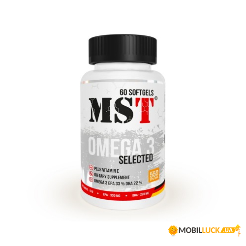   MST Nutrition Omega 3 Selected 55 60 