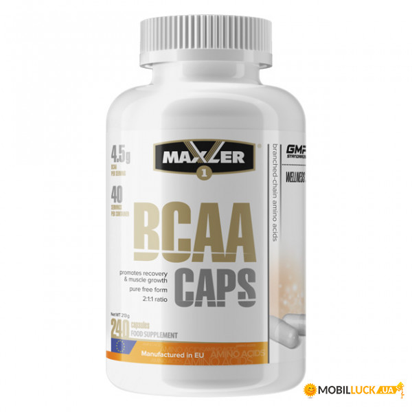  Maxler BCAA Caps 2:1:1 240  