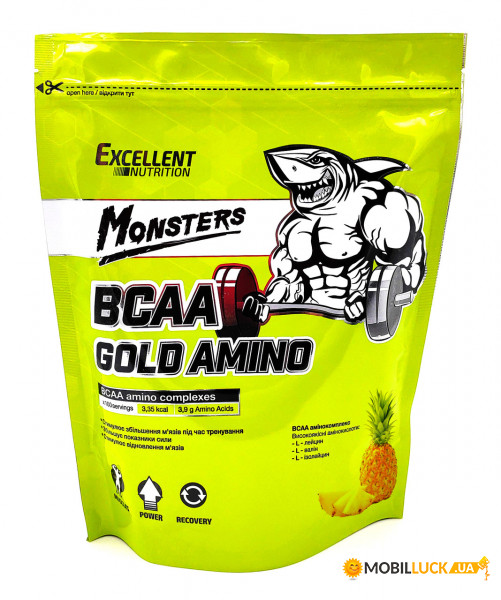 Monsters BCAA Gold Amino 500 g Pineapple