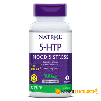  Natrol 5-HTP 100 mg T/R 45  