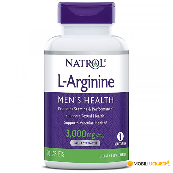  Natrol L-Arginine 3000 mg 90 