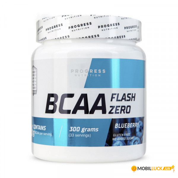  Progress Nutrition BCAA Flash Zero 300 g blueberry