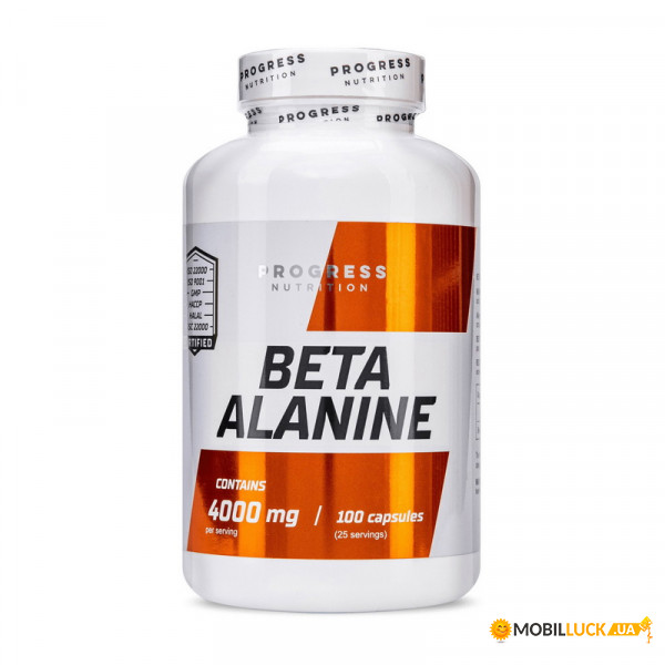  Progress Nutrition Beta Alanine 4000 mg 100 caps