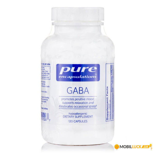  Pure Encapsulations GABA 700 mg 120  