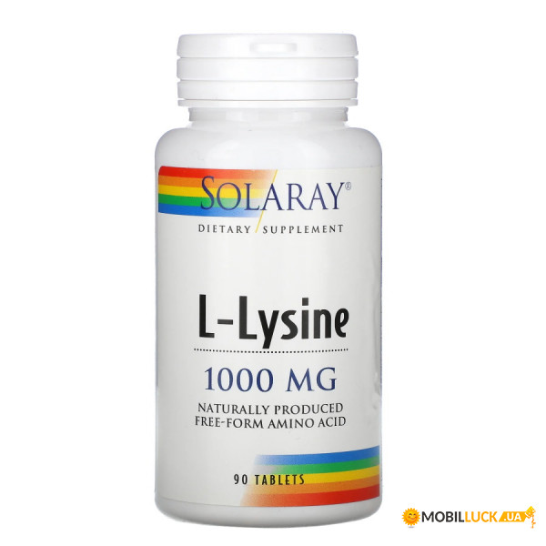  Solaray L-Lysine 1000 mg 90  