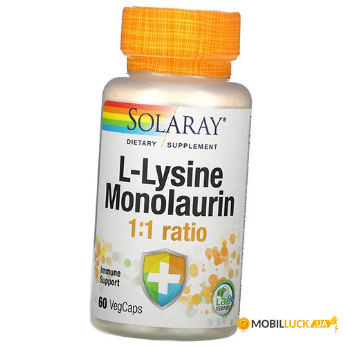  Solaray L-Lysine Monolaurin 60 (27411004)