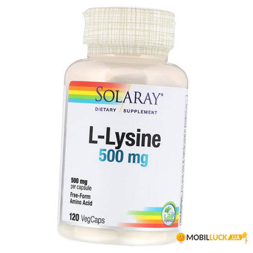  Solaray L-Lysine 500 120 (27411003)