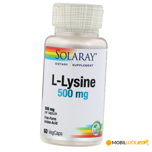  Solaray L-Lysine 500 60 (27411003)