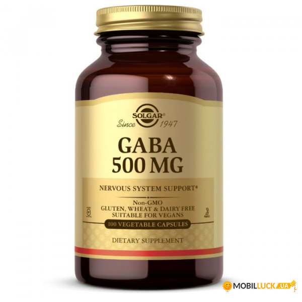  Solgar GABA 500 mg 100  (CN5971)