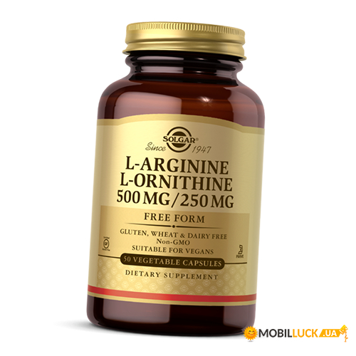  Solgar L-Arginine/L-Ornithine  50  (27313017)