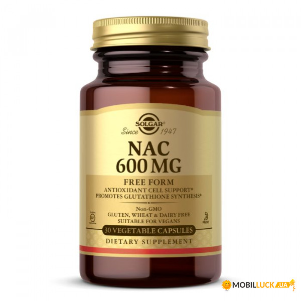  Solgar NAC 600 mg 30  (CN6001)