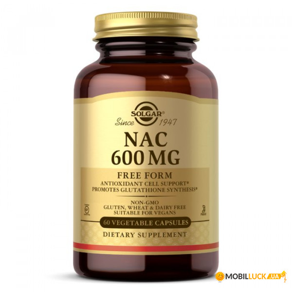  Solgar NAC 600 mg 60  (CN6002)