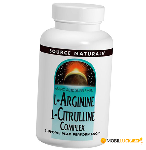  Source Naturals L-Arginine L-Citrulline Complex 120  (27355014)