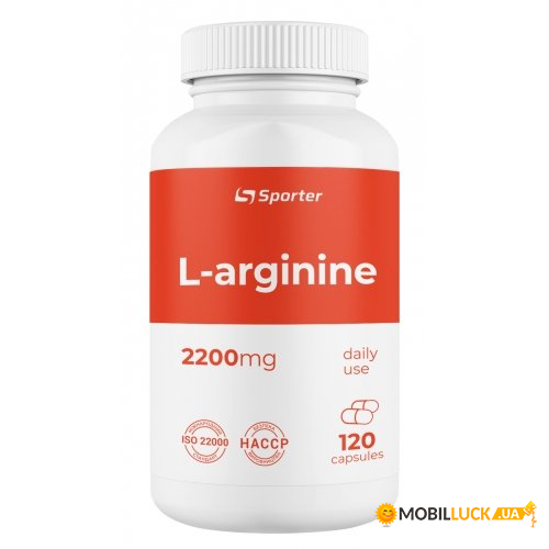  Sporter L-Arginine 2200 mg 120  