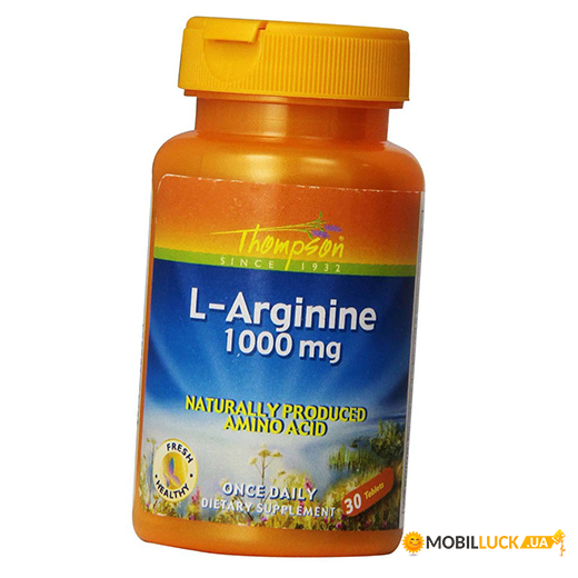  Thompson L-Arginine 1000 30 (27412001)