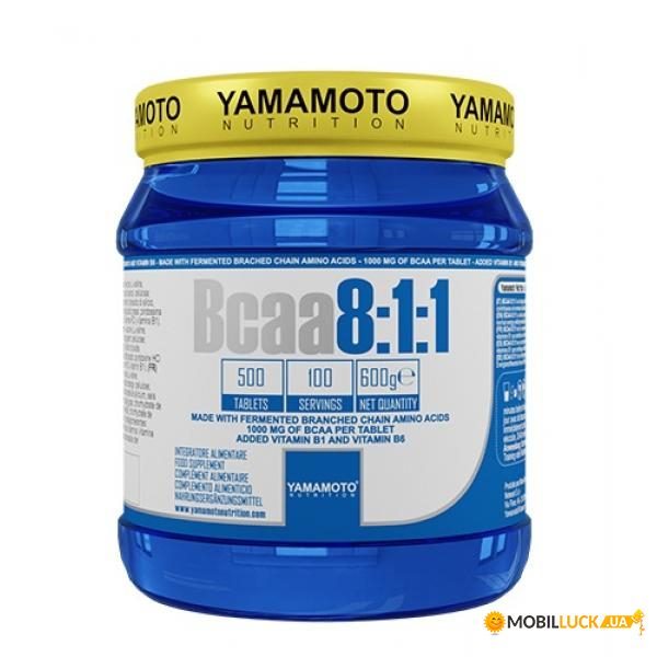  Yamamoto Nutrition Bcaa 8-1-1 - 500ap 100-73-2799173-20