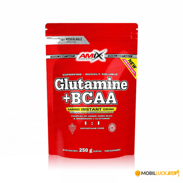  Amix Nutrition L-Glutamine BCAA 250  