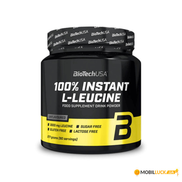  BioTech 100% Instant L-Leucine 277 g