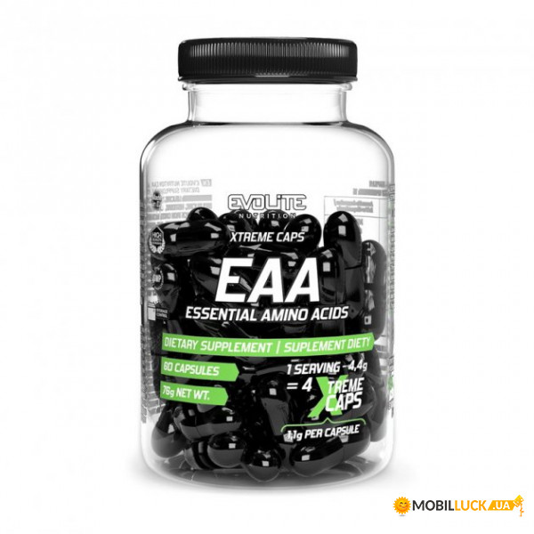  Evolite Nutrition EAA Xtreme 60 caps