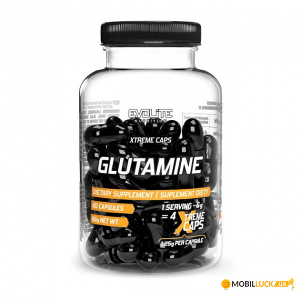  Evolite Nutrition Glutamine 1250 mg Extreme 60 caps