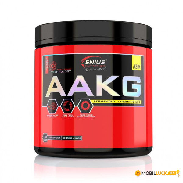  Genius Nutrition AAKG 180  