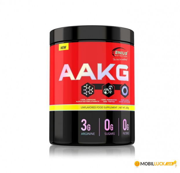  Genius Nutrition AAKG 200 