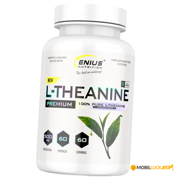   Genius Nutrition L-Theanine 500 60 (27562007)