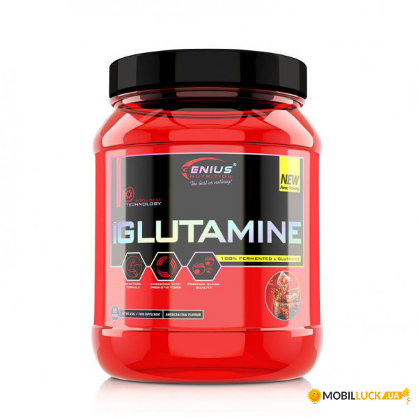  Genius Nutrition i Glutamine 450 g american cola