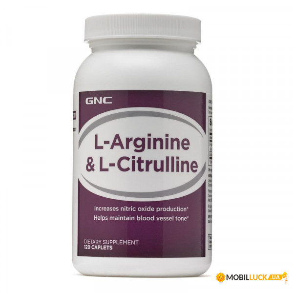  GNC L-Arginine  Citrulline 120  