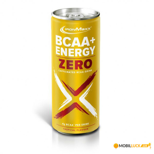  Ironmaxx BCAA+Energy Zero Drink 330  