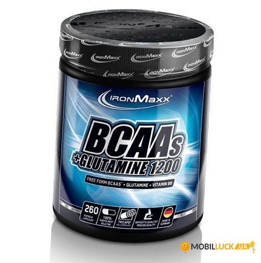  IronMaxx BCAAs+Glutamine 1200 260  (28083001)