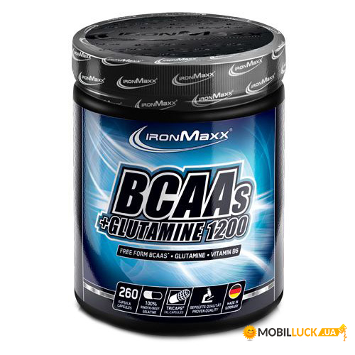  Ironmaxx BCAAs + Glutamine 1200 260  