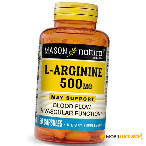  Mason Natural L-Arginine 500 60  (27529001)