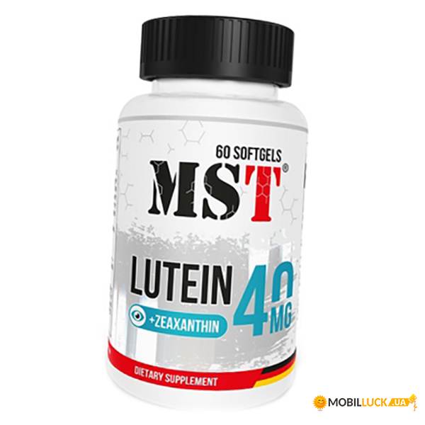      MST Lutein 40 with Zeaxanthin 60 (72288008)