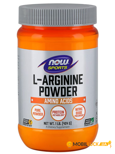  NOW L-Arginine Powder Pure 454   