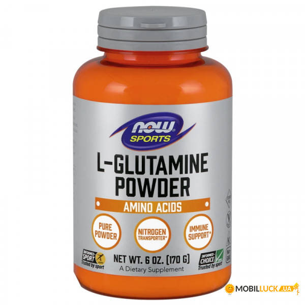  NOW Sports L-Glutamine 170  (CN4405)