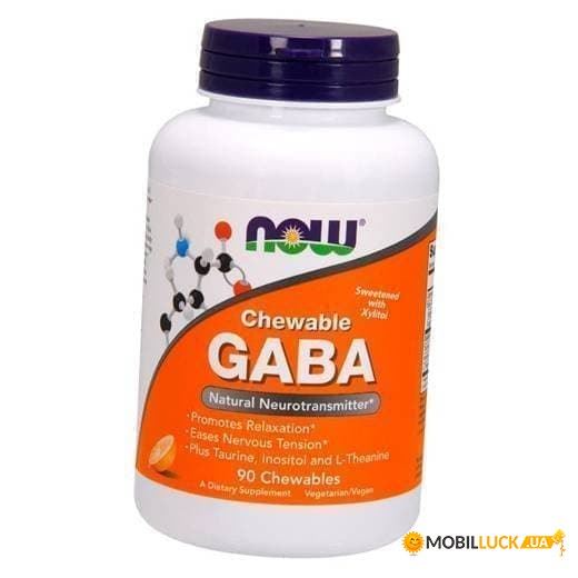  Now Foods Gaba 250 Chewable 90 (27128034)