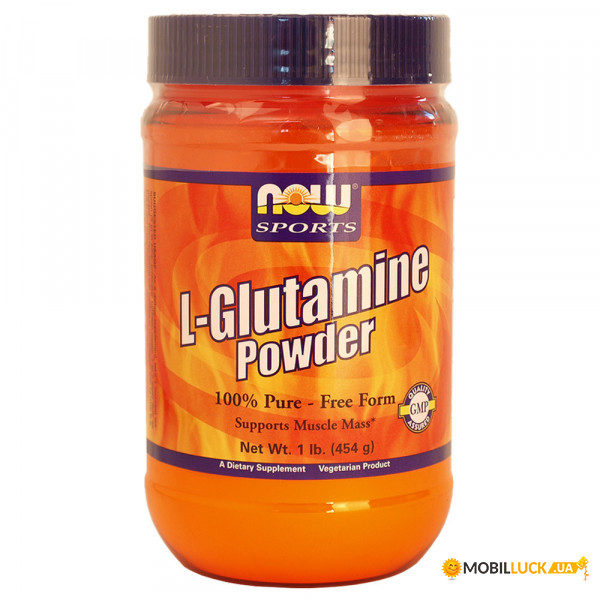  NOW L-Glutamine Powder 454 g