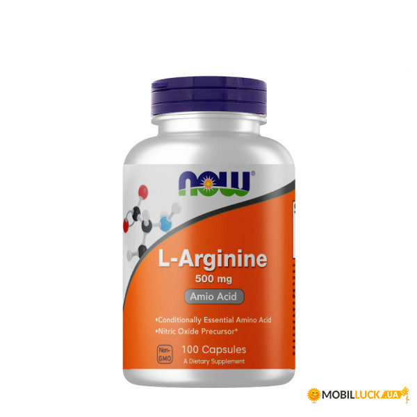  Now Foods L-Arginine 500 mg 100  (CN1213)