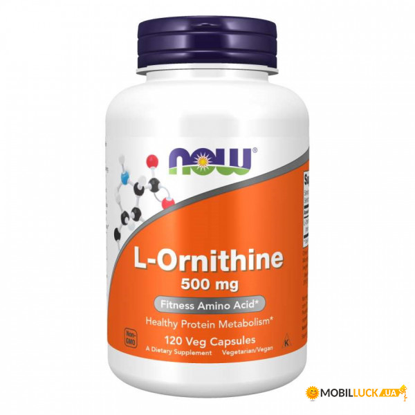  Now Foods L-Ornithine 500 mg 120  