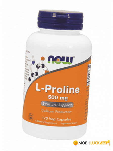  Now Foods L-Proline 500 120 (27128022)