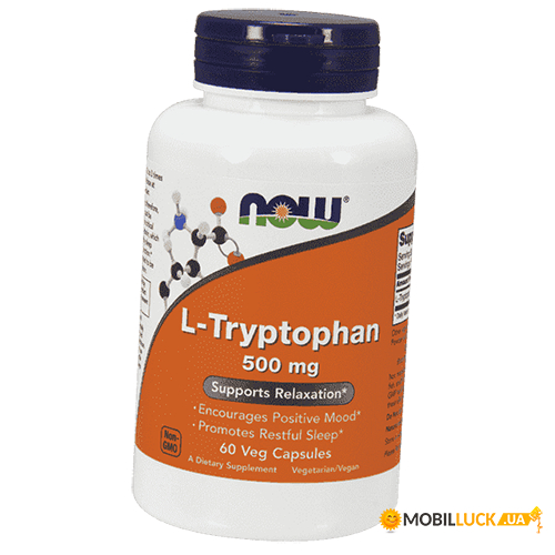  Now Foods L-Tryptophan 500 60 (27128029)