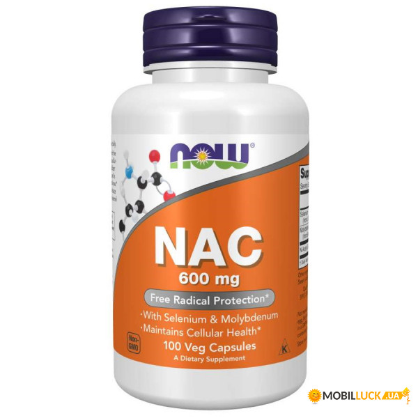  Now Foods N-Acetylcysteine 600 mg 100  