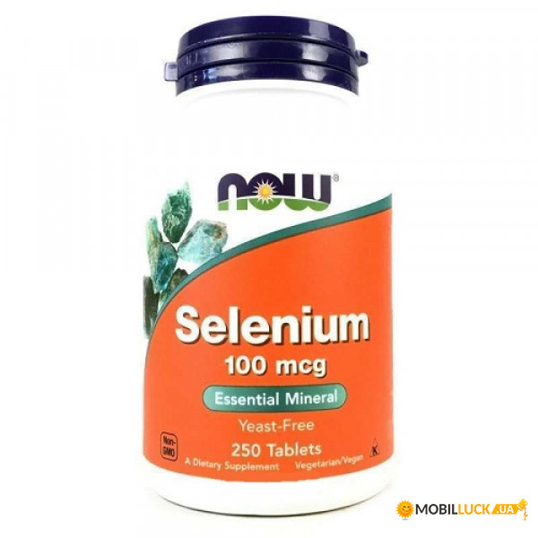  Now Foods Selenium 100mcg 250  (100-42-5774323-20)