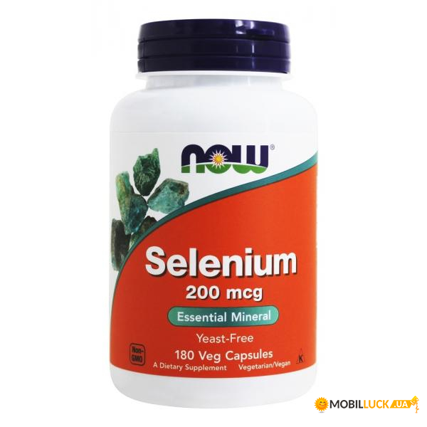  Now Foods Selenium 200mcg 180   (100-18-1598068-20)